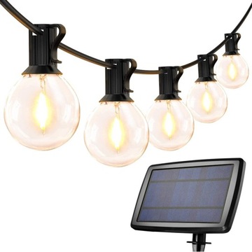 ГИРЛАНД СОЛНЕЧНЫЕ САДОВЫЕ ЛАМПЫ 10LED - 5,5 м