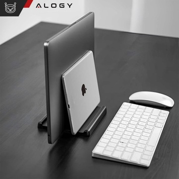Pionowa Stabilna Podstawka Uchwyt Regulowany Stojak 3w1 na Macbook Laptop