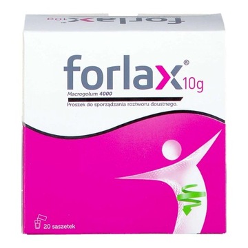 FORLAX 10g lek przeczyszczający na zaparcia 20sasz