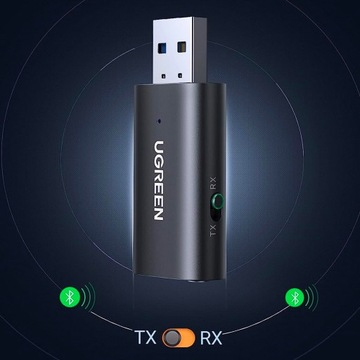 UGREEN ПРИЕМНИК BLUETOOTH 5.0 ПЕРЕДАТЧИК AUX АДАПТЕР МИНИ-ДЖЕК РАЗЪЕМ 3,5 мм