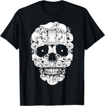 Skull Sloth T-shirt Skull Face Sloth On Skull Sloth Lovers