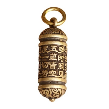 Mosiężny wisiorek Budda Sutra metalowy na koraliki do biżuterii breloczki styl B
