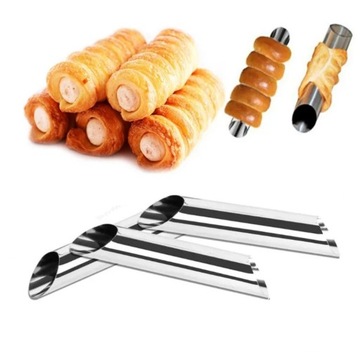 FOREMKI RURKI CANNOLI 3 szt DO RUREK Z KREMEM 033