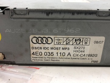 CD-ЧЕЙНДЖЕР AUDI A6 C6 04-11 4E0035110A