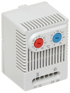 Podwójny termosta ZR-011 na Szynę DIN TS-35