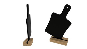 Черная меловая доска BOARD - набор из 4 шт.