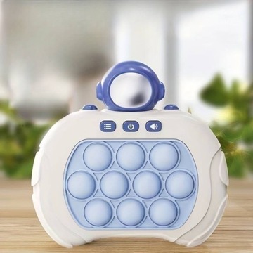 Антистрессовая аркадная игра pop it popit консольная толкай астронавта