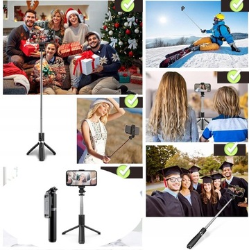 ШТАТИВ ДЛЯ СЕЛФИ-ПАЛКИ ШТАТИВ Держатель BLUETOOTH ПУЛЬТА Bluetooth Штатив