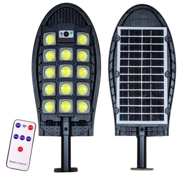 LAMPA SOLARNA ULICZNA LATARNIA 434 LED COB PILOT