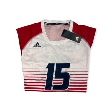 USAV HP 15 Adidas VOLLEYBALL красное джерси L