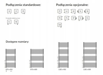 Радиатор для ванной комнаты QUADRUS SLIM 118 x 45 мощность 537 Вт