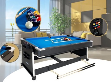 CRUSH TABLE 4IN1 THUNDER REVOLVER БИЛЬЯРД ТЕННИС ХОККЕЙ