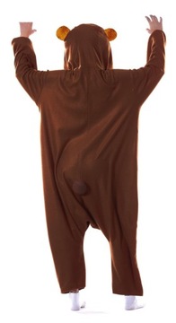 Kostium Niedźwiedź Miś kigurumi brąz zwierzak XL