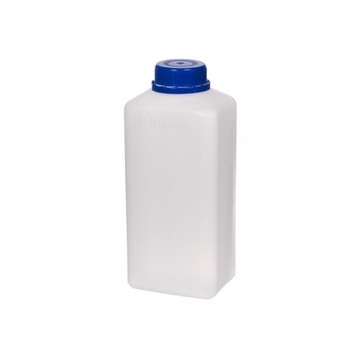 Butelka plastikowa HDPE 1L z podziałką - 2 sztuki