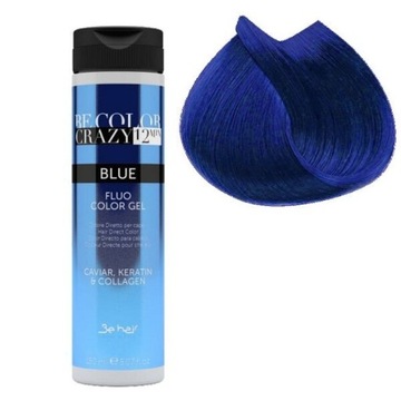 BE COLOR CRAZY FARBA/TONER W ŻELU 12 MIN BLUE