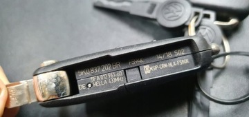 KLÍČEK OVLÁDAČ 5K0837202BR PASSAT JETTA KOMPLET