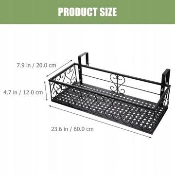 1 шт., подвесное ограждение для балкона, подставка для цветов, перила