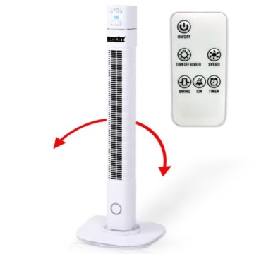 ЭЛЕКТРИЧЕСКИЙ ВЕНТИЛЯТОР С ФУНКЦИЕЙ ВРАЩЕНИЯ РОТОРНЫЙ HECHT 3736 ИОНИЗАЦИЯ 60 Вт