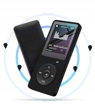 MP3 BOOS5 BT5.0 Music Odtwarzacz MP3 MP4 HD Recorder biały 2 GB