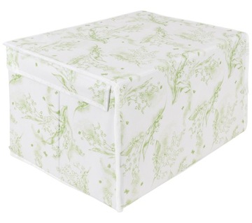 POJEMNIK PUDEŁKO USZTYWNIANY Z POKRYWĄ DO PRZECHOWYWANIA ORGANIZER 40x30x25