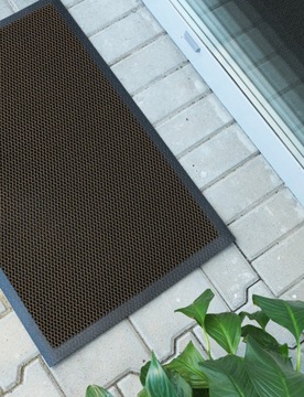 3D КОВрик ДЛЯ ОБУВИ ВХОДНОЙ 40х60, НАРУЖНЫЙ, ПРОТИВОСКОЛЬЗЯЩИЙ