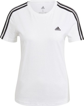 KOSZULKA DAMSKA ADIDAS ESSENTIALS SLIM T-SHIRT BIAŁA GL0783 r XS