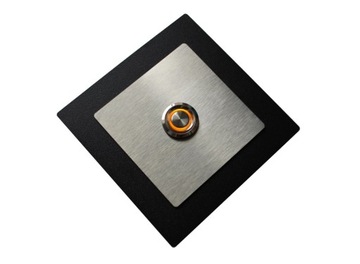 Кнопка звонка для домофона Steel LED 9/12/24/230В 10х10 INOX нерж.
