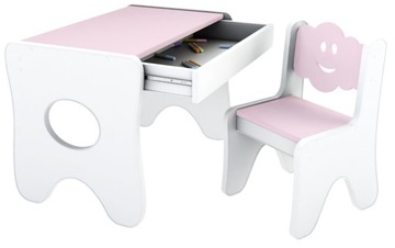 Stolik i krzesełko z szufladą Różne kolory