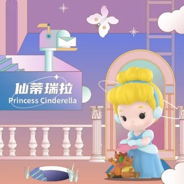 POPMART Принцесса Сказка Дружба Серия слепая коробка Игрушка для девочек Kawaii