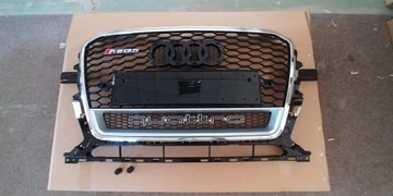 Решетка-пустышка Audi Q5 12-15 RSQ5 Chrome Quattro