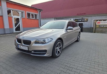 BMW Seria 5 F10-F11 Touring Facelifting 530d 258KM 2014 BMW Seria 5 Lift X-Drive Xenon Skora Kamera HedapUp PodFotele Harman Kardo, zdjęcie 1