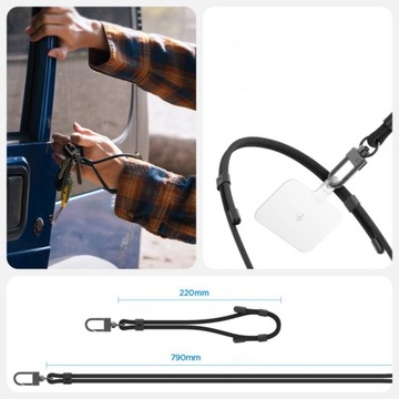 Браслет SPIGEN Magic Cord 2in1 на шейном ремешке для телефона