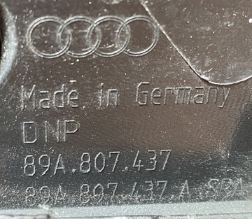 AUDI Q4 E-TRON (2021-) NÁRAZNÍK PANEL NÁRAZNÍKU ZADNÍ LEVÝ 89A807437