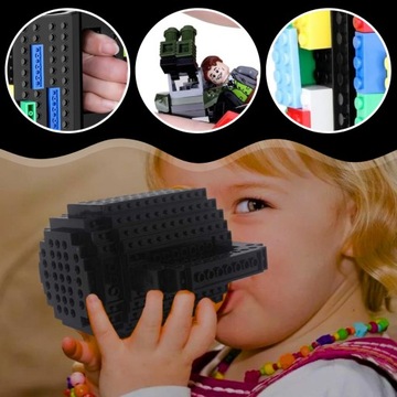 Подарочная кружка Block + Blocks Black Creative, набор блоков 350 мл