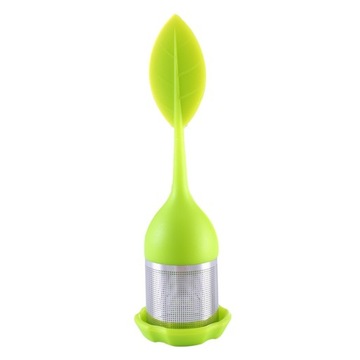 Fluorescencyjny zielony styl Luźny zaparzacz do he