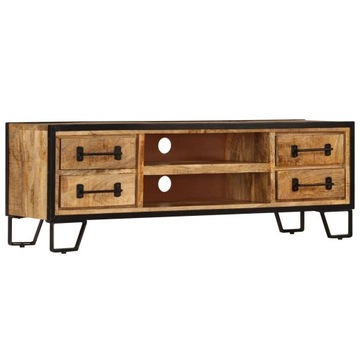 SZAFKA POD TV Z SZUFLADAMI 120X30X40CM DREWNO MANG
