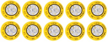 CZUJNIK ZNACZNIK NALEPKA TERMICZNA TOPIK PLOMBA