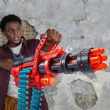 X-SHOT MINIGUN OMEGA + ЩИТ + 126 ДРОТИКОВ