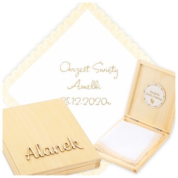 Халат с именем Белый халат с вышивкой + КОРОБКА шт.