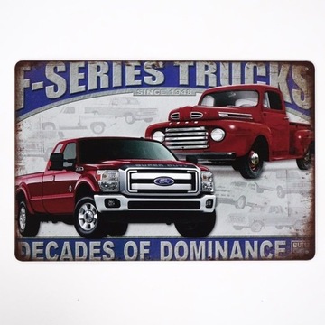 Tabliczka dekoracyjna metalowa FORD TRUCKS