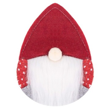 РОЖДЕСТВЕНСКИЕ НАКРЫТКИ ДЛЯ СТОЛОВЫХ ПРИБОРОВ УКРАШЕНИЕ СТОЛА 10 шт.