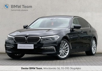 BMW Seria 5 G30-G31 Limuzyna 525d 231KM 2018 BMW Seria 5 525D 231KM Luxury Line, HiFi, Wireless Charging 2.0 Diesel