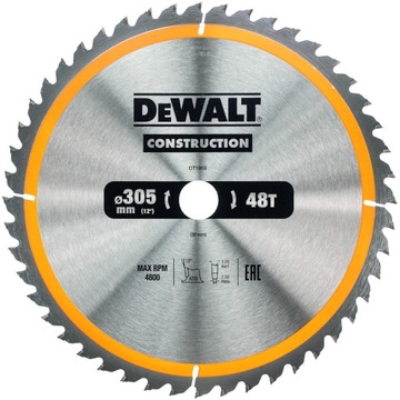 DEWALT DT1959 TARCZA PILARSKA DO DREWNA PIŁA 305mm