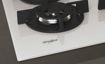 Whirlpool AKT 625 WH Белая газовая варочная панель, 4 конфорки