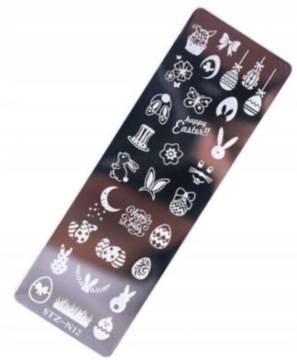 BLASZKI DO STEMPLI BLASZKA DO STEMPELKÓW WIELKANOCNA STZ-N12