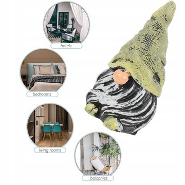 Miniaturowa figurka krasnala z żywicy Mini