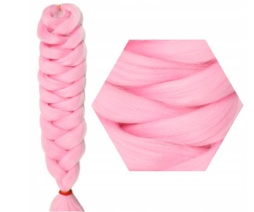 Włosy SYNTETYCZNE do warkoczyków KOLOROWE warkoczyki DOCZEPIANE WŁOSY 200cm