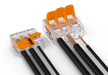 Быстроразъемный разъем Wago 221-413 0,2-4 мм² / 3, 100 шт. 221-413