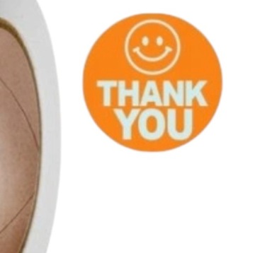 Naklejki motywacyjne 500 Szt dla dzieci na rolce Thank you prezent