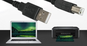 КАБЕЛЬ ДЛЯ ПРИНТЕРА-СКАНЕРА USB A–B HP 2 м